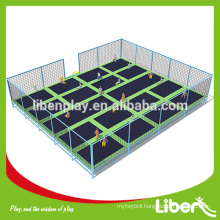 Commercial Big Outdoor Trampoline with Safety Enclosure buy indoor trampoline courts
